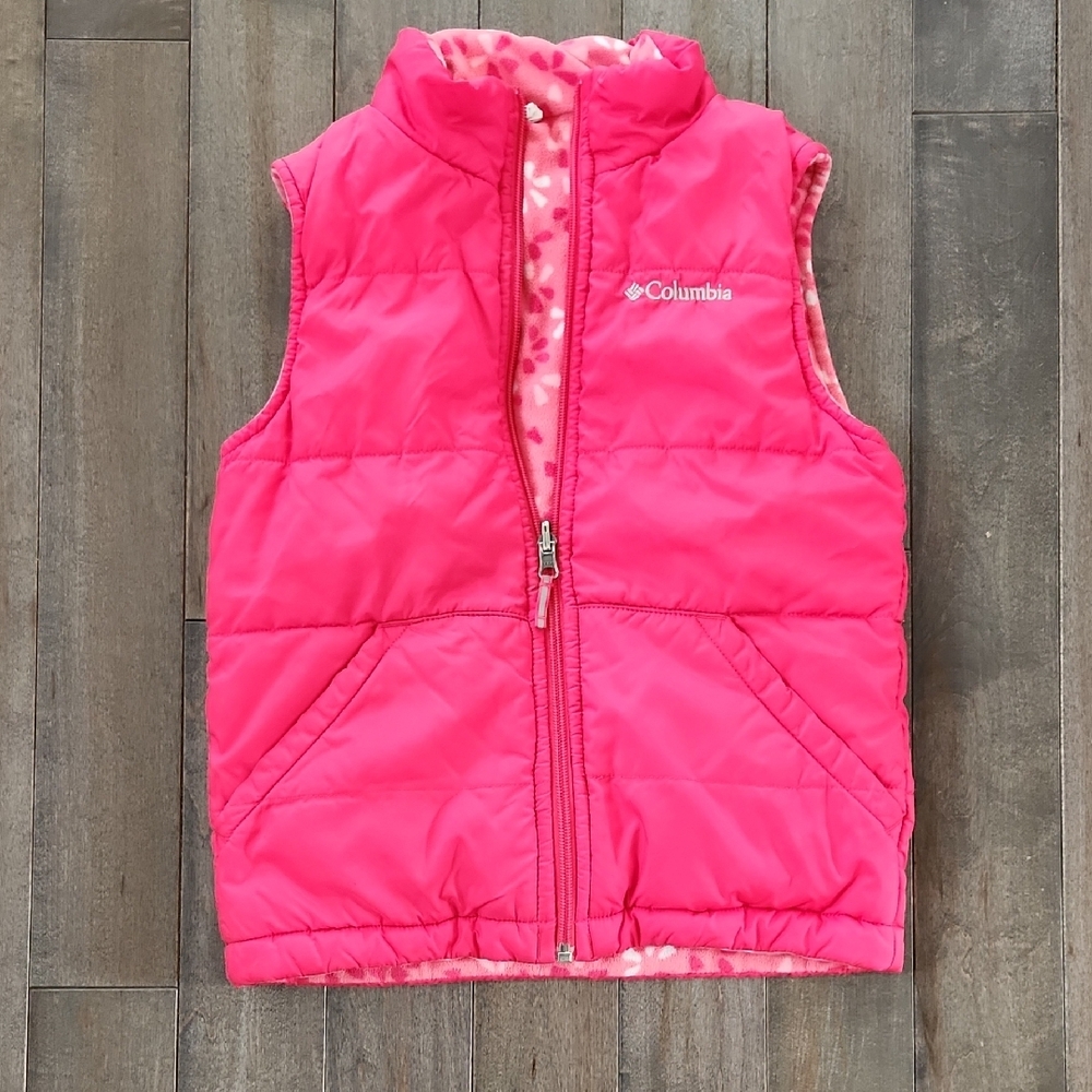 Columbia Pink Puffer Vest